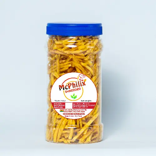 Shredded Mini Plantain Chips Jar